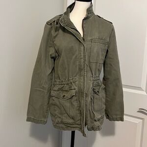 🌞HOST PICK🌞 BP S Army Green 100% Cotton Fitted Utility Jacket